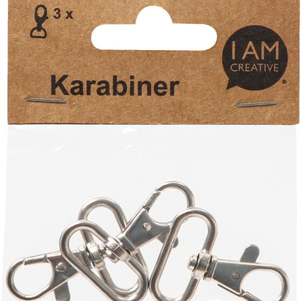 I AM CREATIVE Karabiner drehbar 4703.45 50x45mm 3 Stück