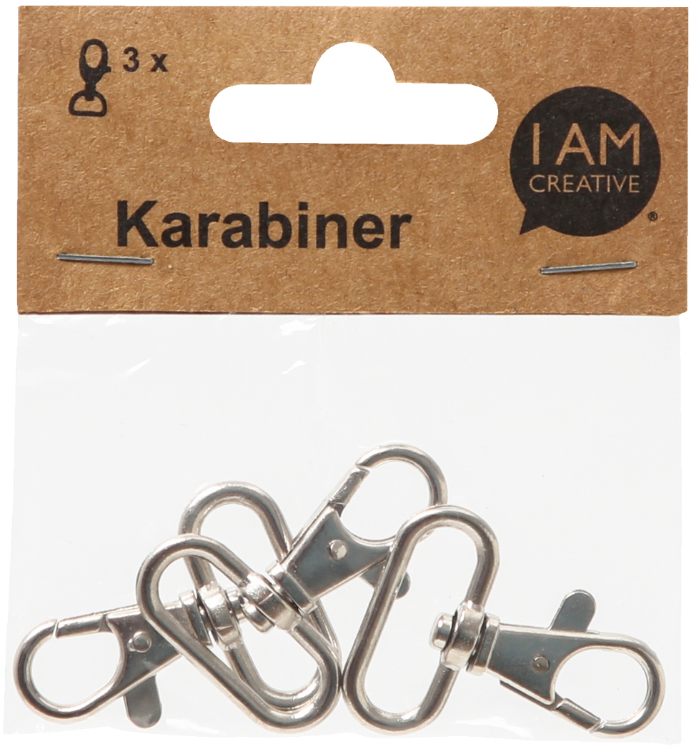 I-AM-CREATIVE-4703.45-7611983217533 I AM CREATIVE Karabiner drehbar 4703.45 50x45mm 3 Stück – Hochwertig & günstig bei ShopDeca
