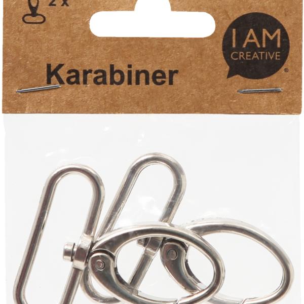 I AM CREATIVE Karabiner drehbar 4703.46 50x45mm 2 Stück