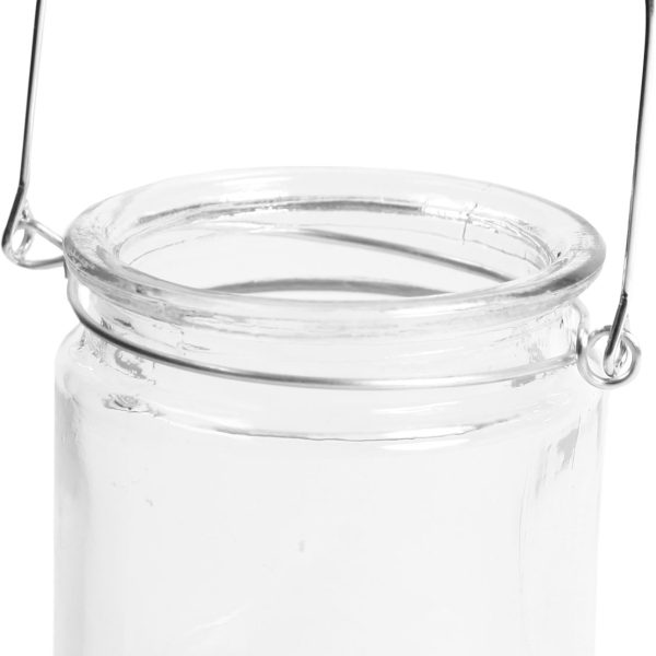 I AM CREATIVE Teelichtglas 5100.27 mit Bügel Durchmesser 8x10cm