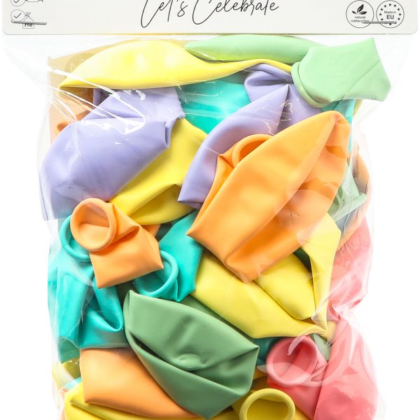 I AM CREATIVE Ballons 27cm 6010.79 pastell 50 Stück