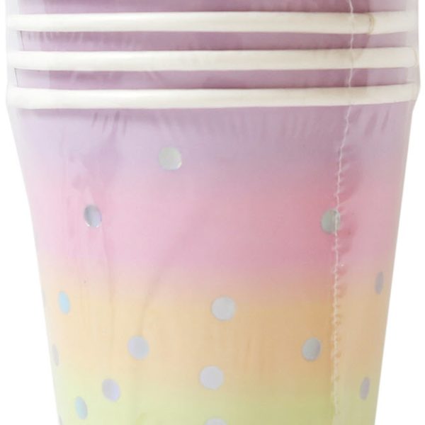 I AM CREATIVE Pappbecher, mint, rosa 6010.927 8 Stück