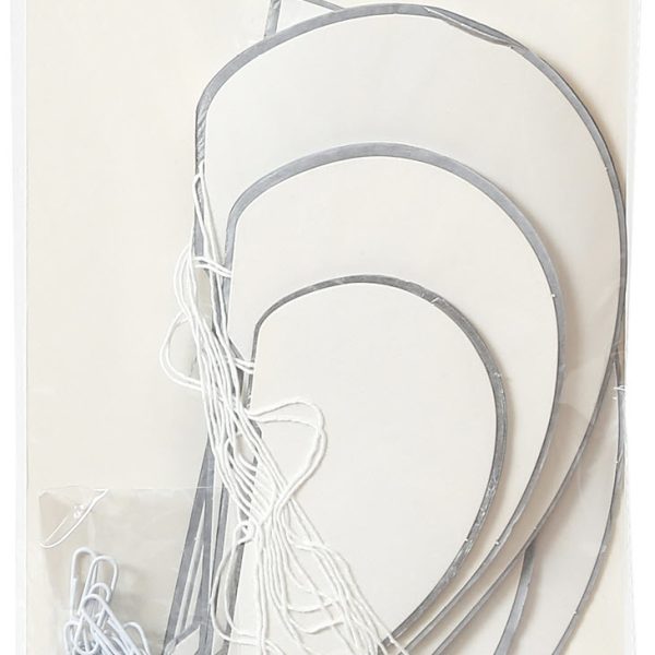 I AM CREATIVE Paperballs,Herz u.Rund,silber 6010.958 6 Stück