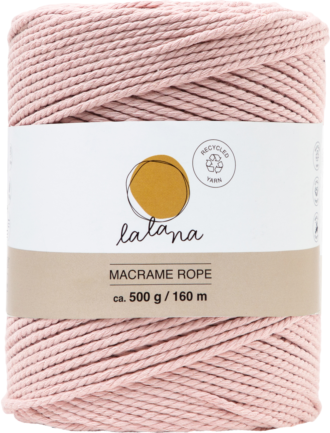 I-AM-CREATIVE-6203.2-7640415812206 I AM CREATIVE Macrame Rope 6203.2 powder, 2mm, 500g – Hochwertig & günstig bei ShopDeca