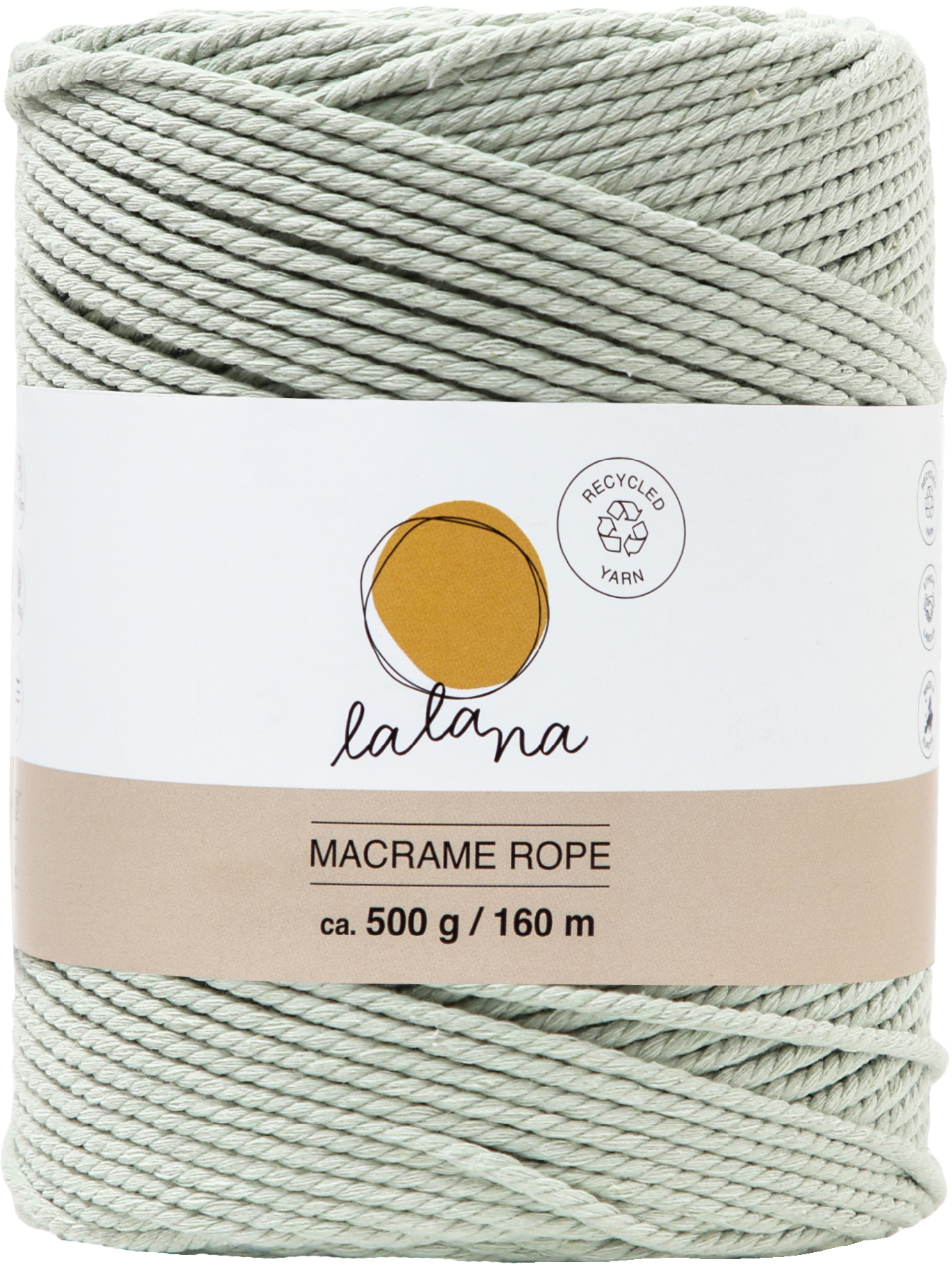 I-AM-CREATIVE-6203.24-7640415812435 I AM CREATIVE Macrame Rope 6203.24 little green, 2mm, 500g – Hochwertig & günstig bei ShopDeca