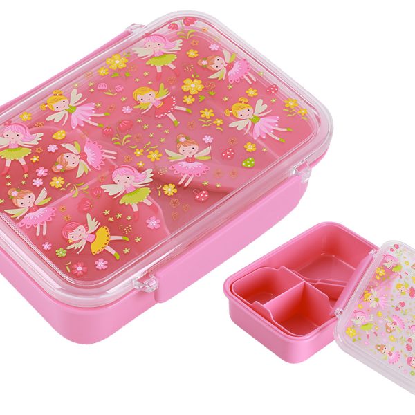 I-DRINK Lunchbox Fairy ID2012 mit Löffel + Gabel