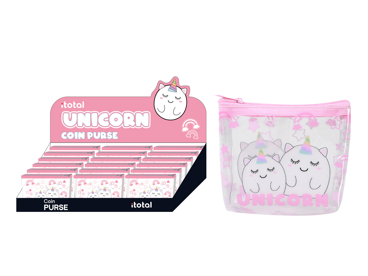 I-TOTAL-XL1657C-8059037076689 I-TOTAL Portemonnaie XL1657C Unicorn – Hochwertig & günstig bei ShopDeca