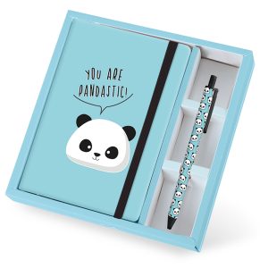 I-TOTAL Notizbuch und Stift A5 XL1812 Panda