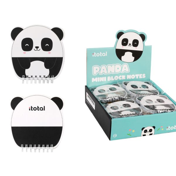 I-TOTAL Mini Notizblock 11.7x11cm XL1840J Panda