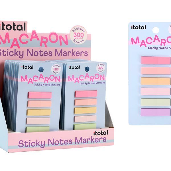 I-TOTAL Haftnotizen 10x76mm XL1840O 6x50 Blatt