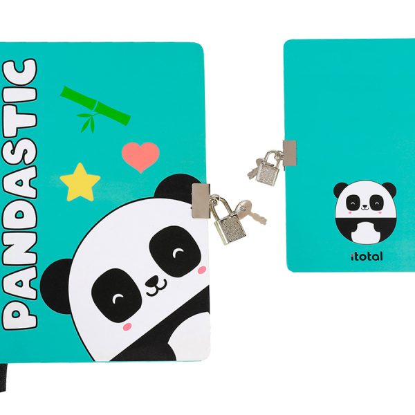 I-TOTAL Tagebuch A5 XL1844 Panda, dotted