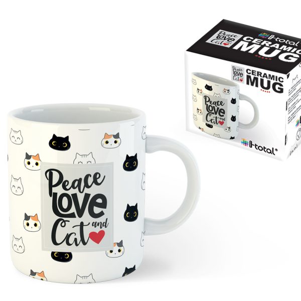 I-TOTAL Tasse Cat 295ml XL1890