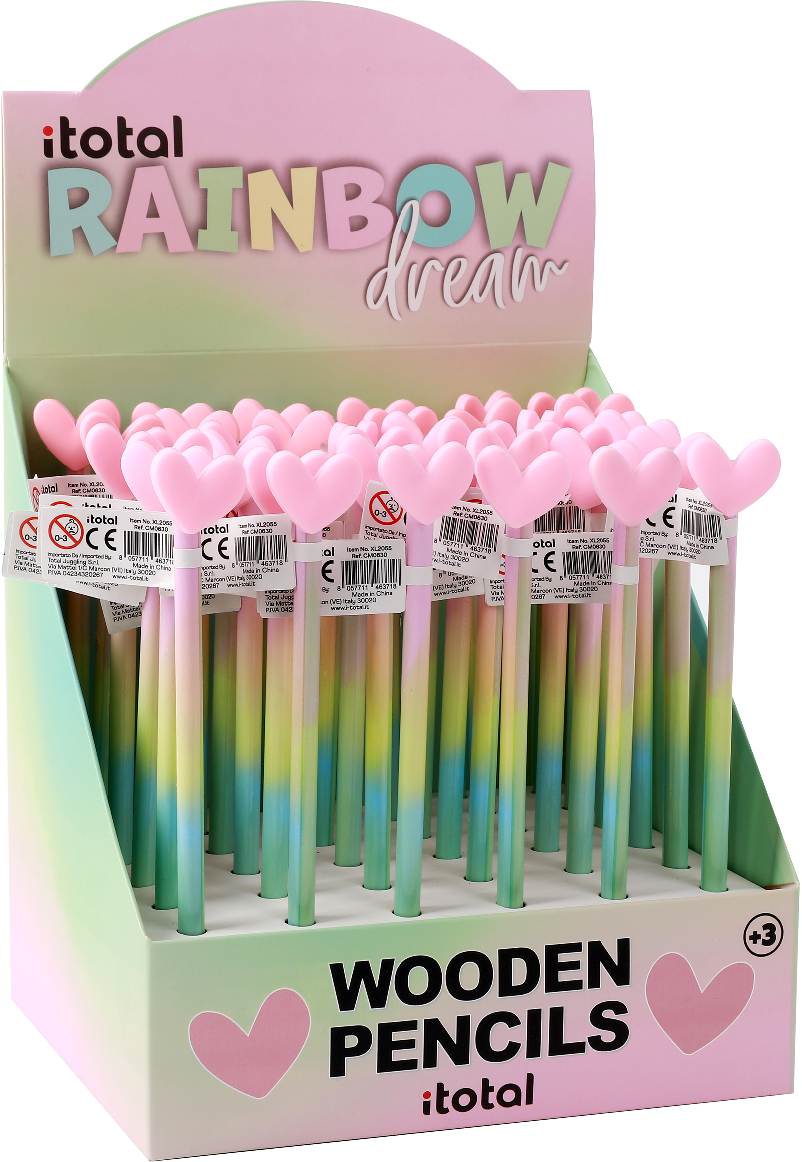 I-TOTAL-XL2055-8057711463718 I-TOTAL Bleistift Regenbogen XL2055 – Hochwertig & günstig bei ShopDeca