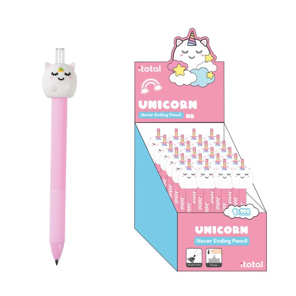 I-TOTAL Bleistift Never Ending XL2070D Unicorn