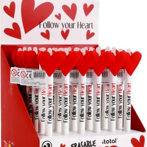 I-TOTAL Kugelschreiber Herz 0.5mm XL2177E blau, radierbar