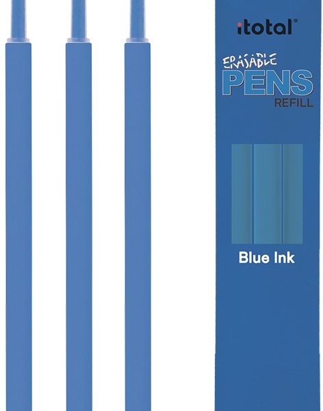 I-TOTAL Ersatzminen XL2303 löschbar, blau 3 Stück