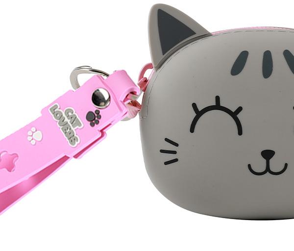 I-TOTAL Silikon Clutch XL2484C Grey Cat