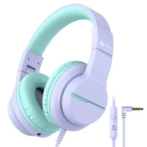 ICLEVER Kids Foldable Headphones C01-1702N-11 HS19, purple