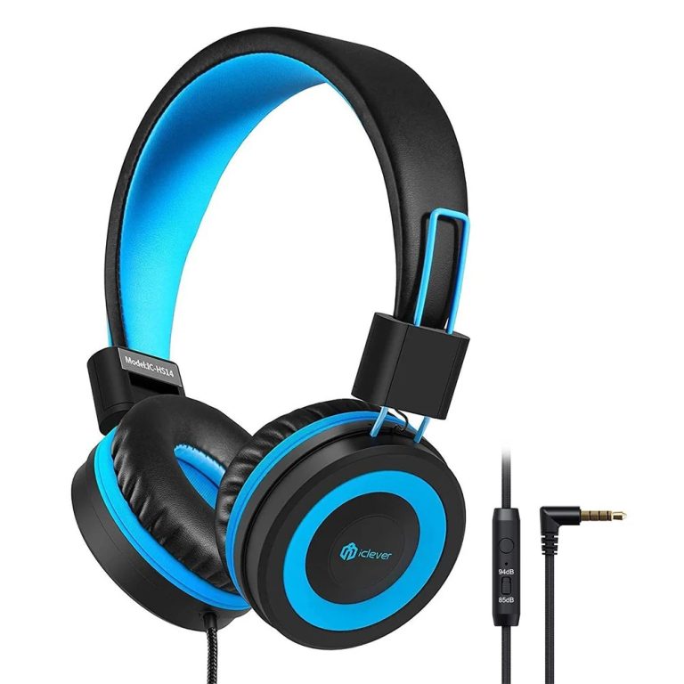 ICLEVER Wired Kids Headphones C01-1702N-31 HS14, 3,5mm, Mic, black/blue