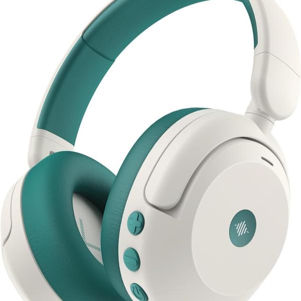 ICLEVER Active Noise Cancel Headphones C02-2102N-03 BTH20, BT, 60h, white/green