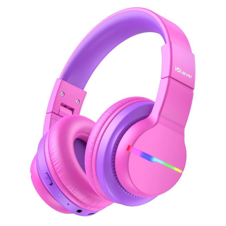ICLEVER Kids Bluetooth Headphones C03-1702N-28 BTH12, LED, 55h, hot pink