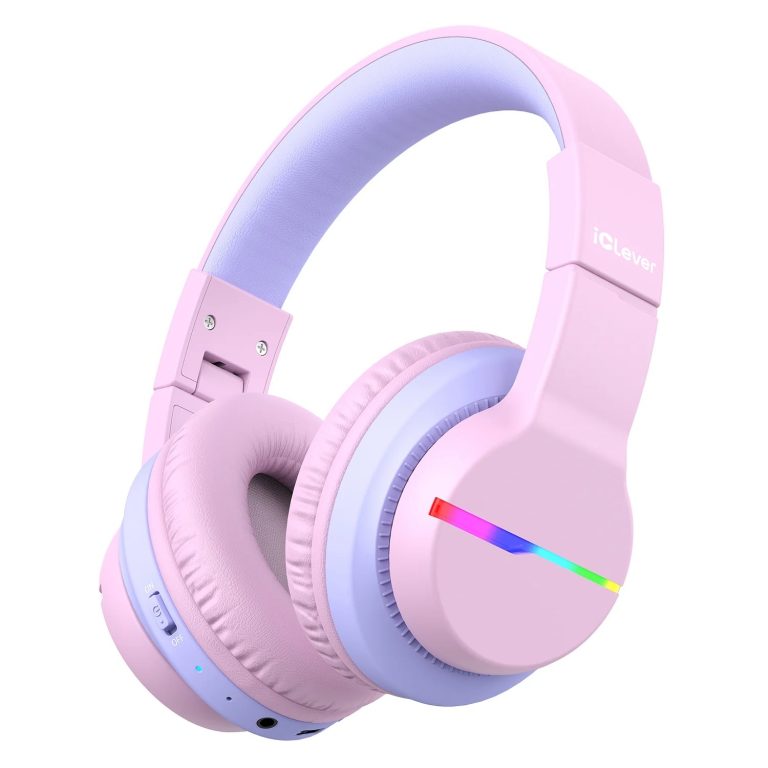 ICLEVER Kids Bluetooth Headphones C03-1702N-31 BTH12, LED, 55h, pink