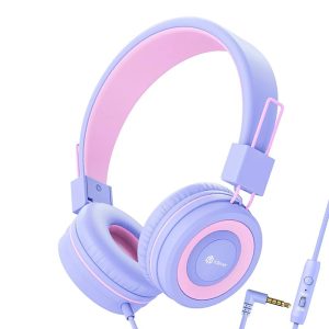 ICLEVER Wired Kids Headphones C03-2301N-03 HS14, 3,5mm, Mic, purple