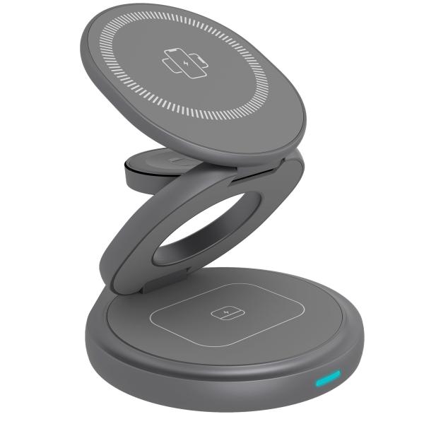 ICY BOX 3in1 Wireless Charging Stand IB-SH101-CH up to 15W, USB-C