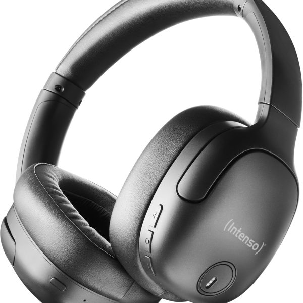 INTENSO Overear Headphones TWS 3740400 Bluetooth, Hybrid ANC Black