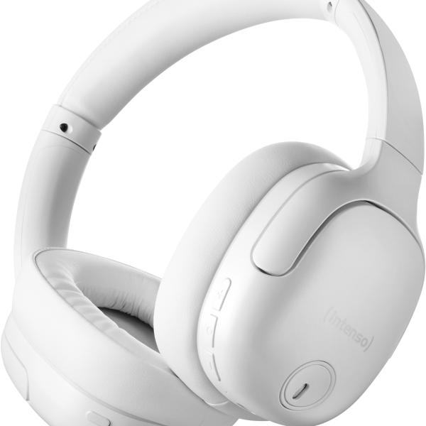 INTENSO Overear Headphones TWS 3740402 Bluetooth, Hybrid ANC White