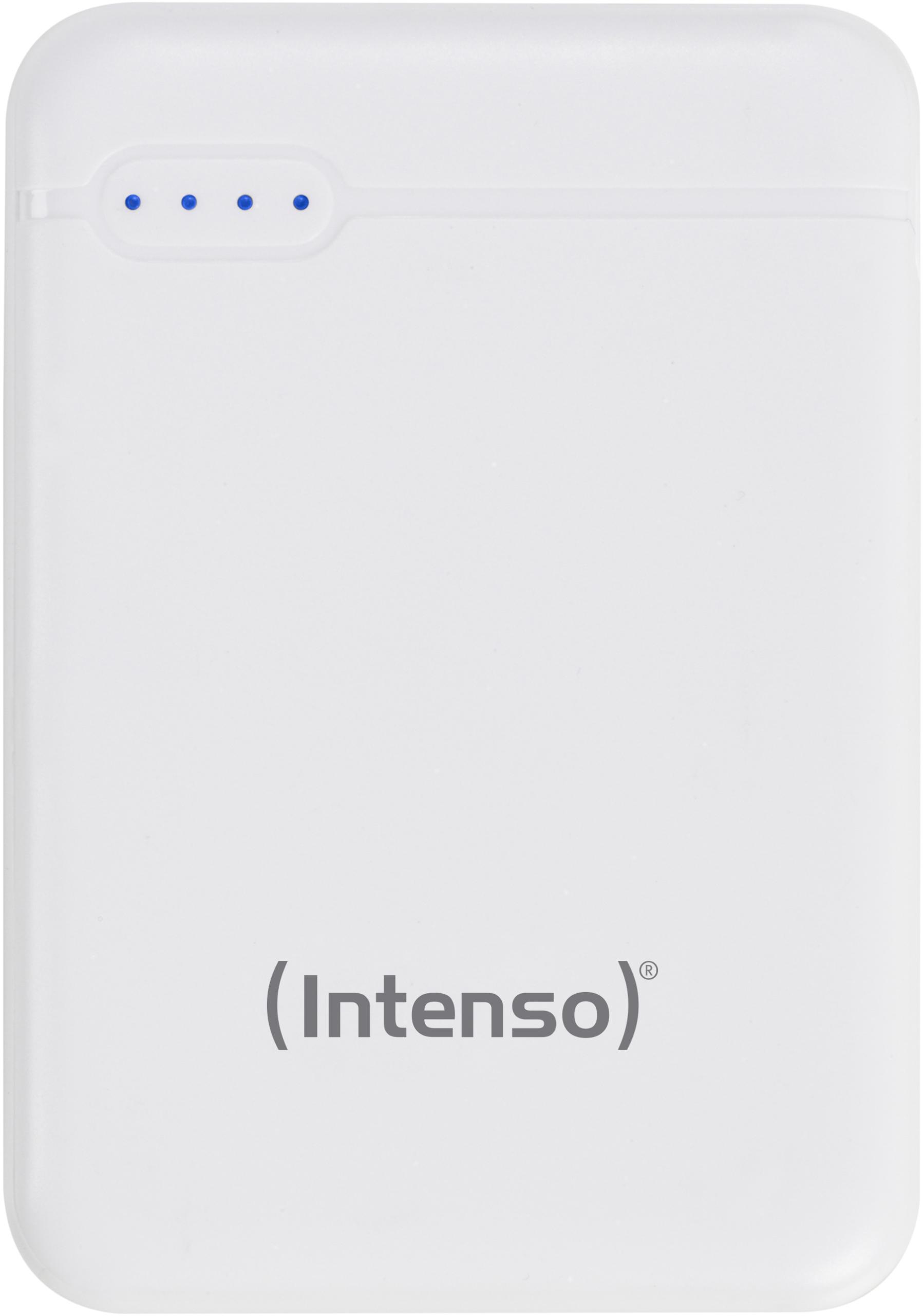 INTENSO-7313522-4034303028252 INTENSO Powerbank XS5000, white 7313522 5000 mAh, USB-A, USB-C – Hochwertig & günstig bei ShopDeca