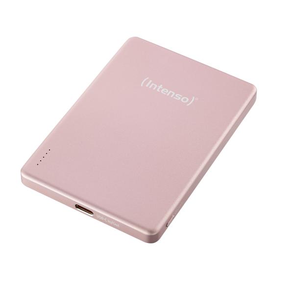 INTENSO Powerbank MW5000 5000 mAh 7344023 Magnetic Wireless rose