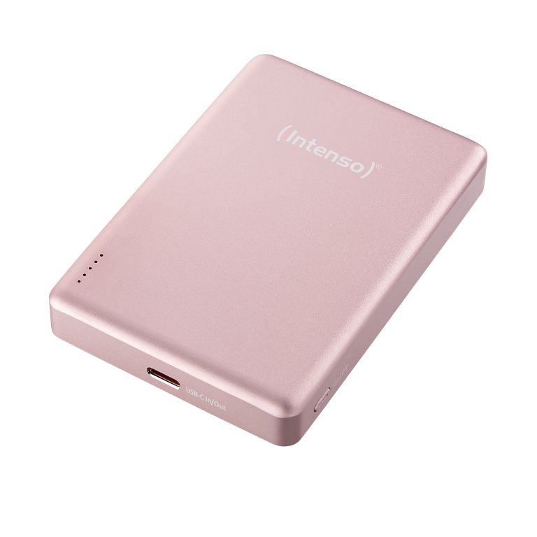 INTENSO Powerbank MW10000 10000 mAh 7344033 Magnetic Wireless rose