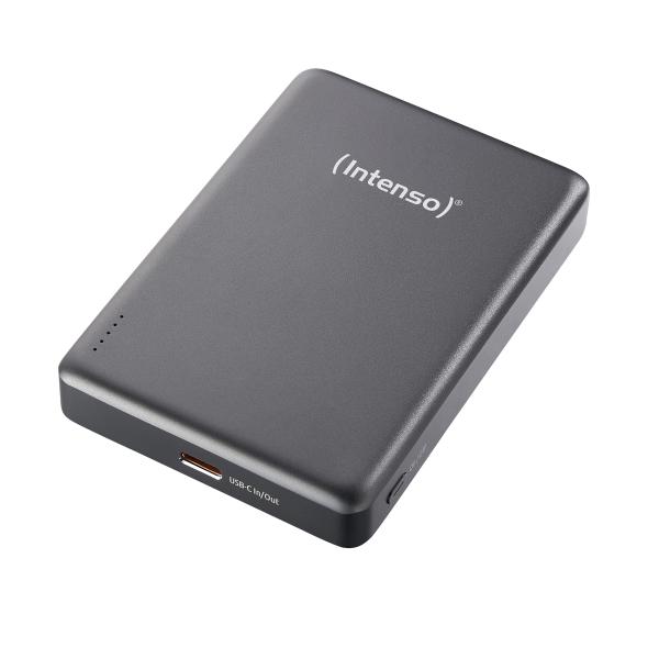 INTENSO Powerbank MW10000 10000 mAh 7344034 Magnetic Wireless grey