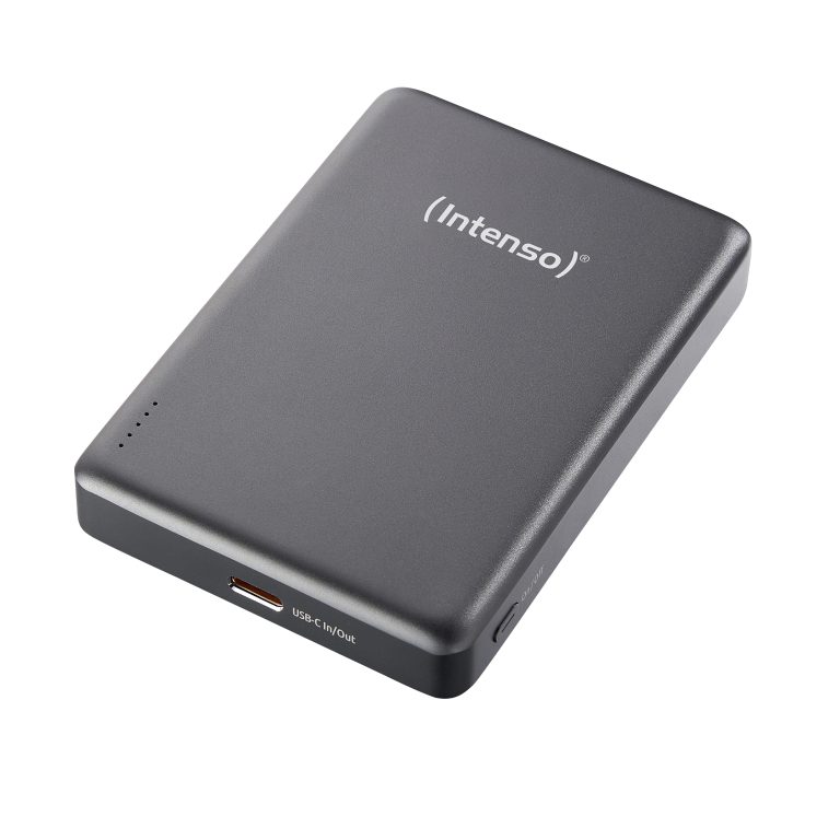 INTENSO Powerbank MW10000 10000 mAh 7344034 Magnetic Wireless grey