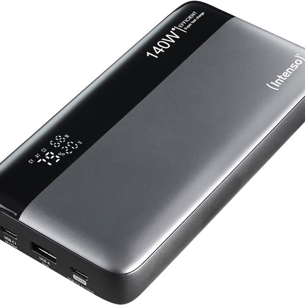INTENSO Powerbank HE25000, 140W 7350060 25000mAh, grey-black