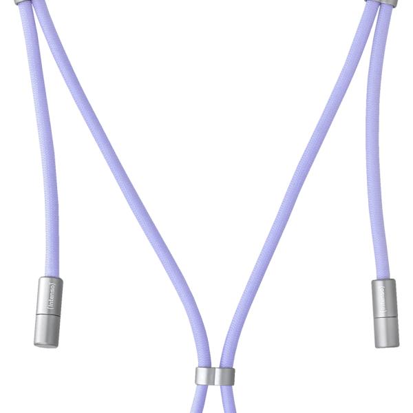 INTENSO Phone Lanyard Charg.Data Cable 7991003 2x USB-C, up to 1.65m purple