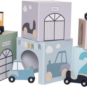 JABADABADO Stapelwürfel Fahrzeuge C2522