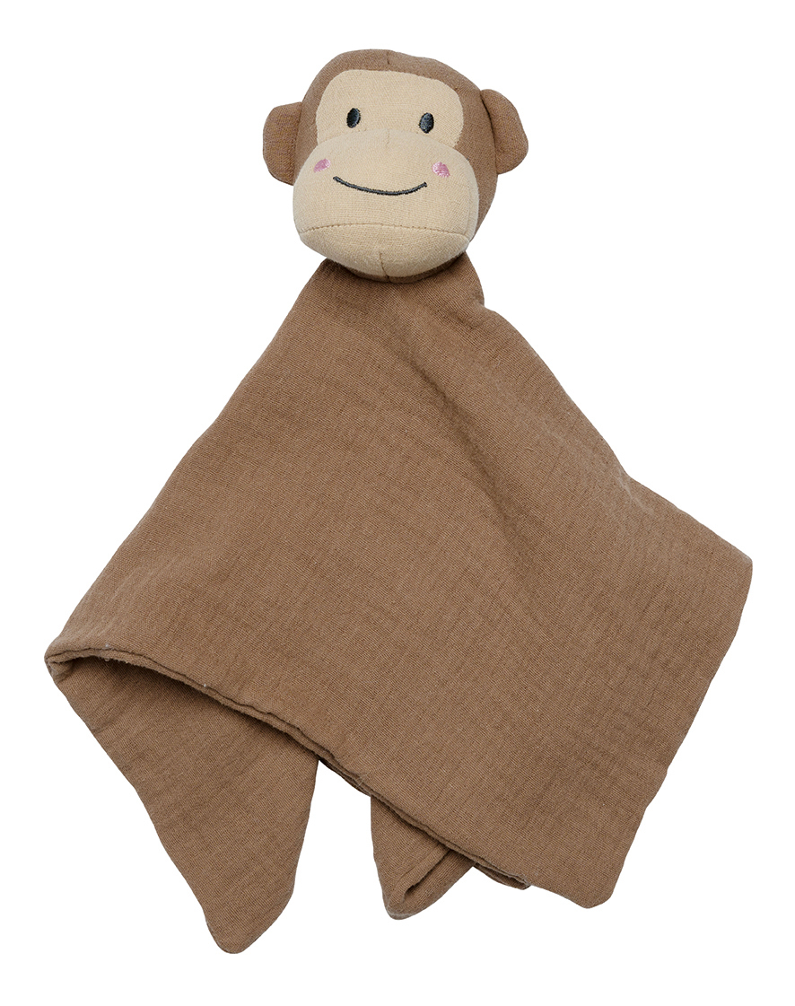 JABADABADO-K139-7332599001391 JABADABADO Schmusedecke Affe 39x39cm K139 braun – Hochwertig & günstig bei ShopDeca