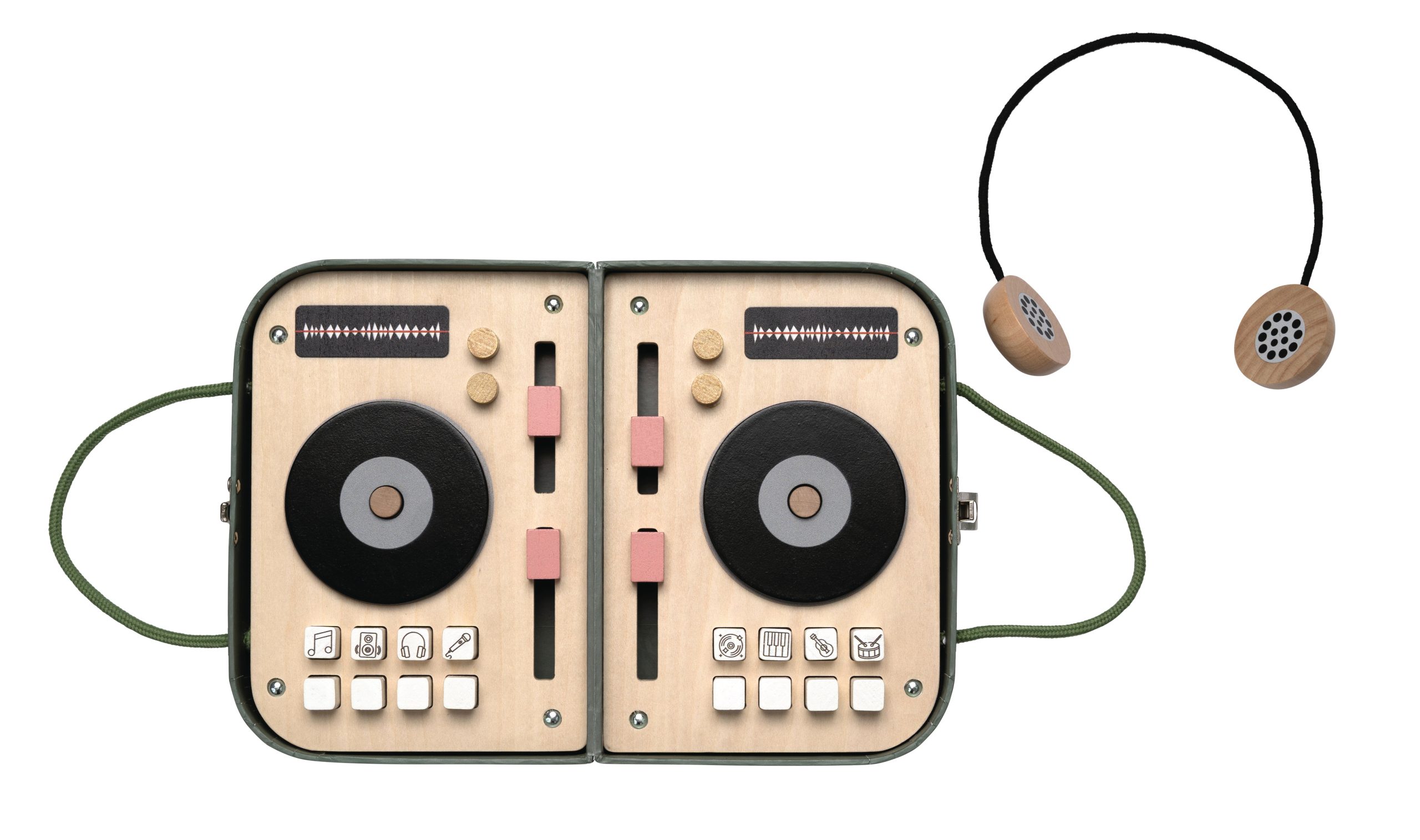 JABADABADO-W7298-7332599072988 JABADABADO Spielkoffer DJ 19x14x9cm W7298 grün – Hochwertig & günstig bei ShopDeca