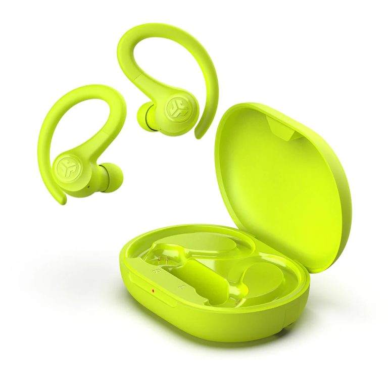 JLAB Go Sport+ Earbuds IEUEBGAIRSPRTRYEL124 True Wireless, Neon Yellow