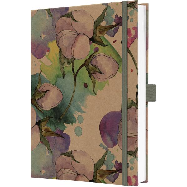 JOLIE Notizbuch A5 JN855 Pure Cottonflowers lin. 192 S.