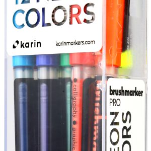 KARIN Brush Marker PRO 27C12 Neon colours 12 Stück