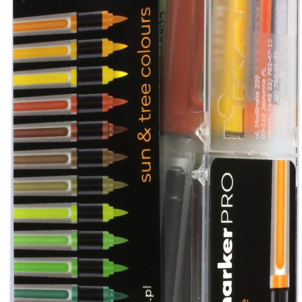 KARIN Brush Marker PRO 27C3 Sun and tree colours 12 Stück