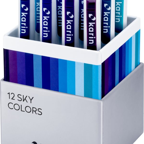 KARIN Real Brush Pen Pro 0.4mm 31C2 Sky Colours 12 Stück