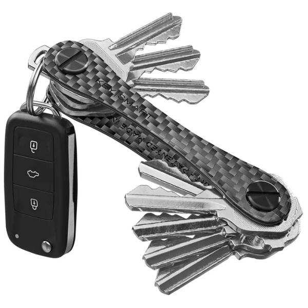 KEYSMART Original Key Holder KS019-CF3K Carbon Fiber 3K 14 Keys