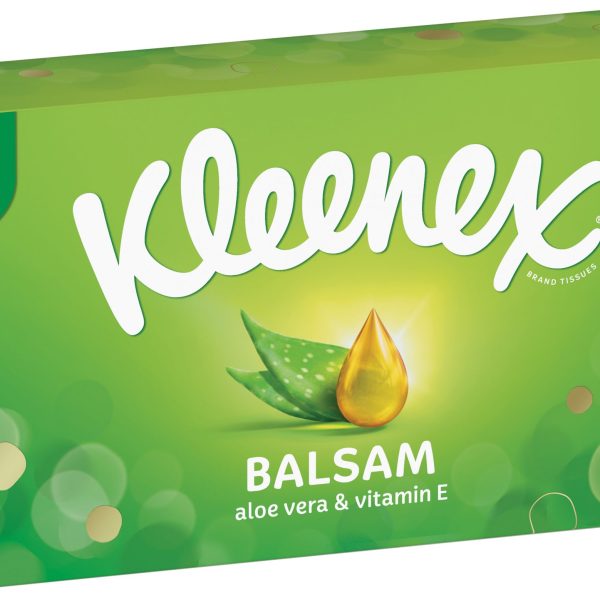 KLEENEX Kosmetiktücher Box Balsam 3390605 2x56 Stück