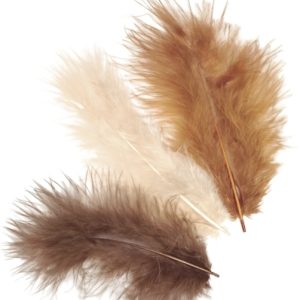 KNORR PRANDELL Marabufedern 10cm 6619958 braun 15 Stück