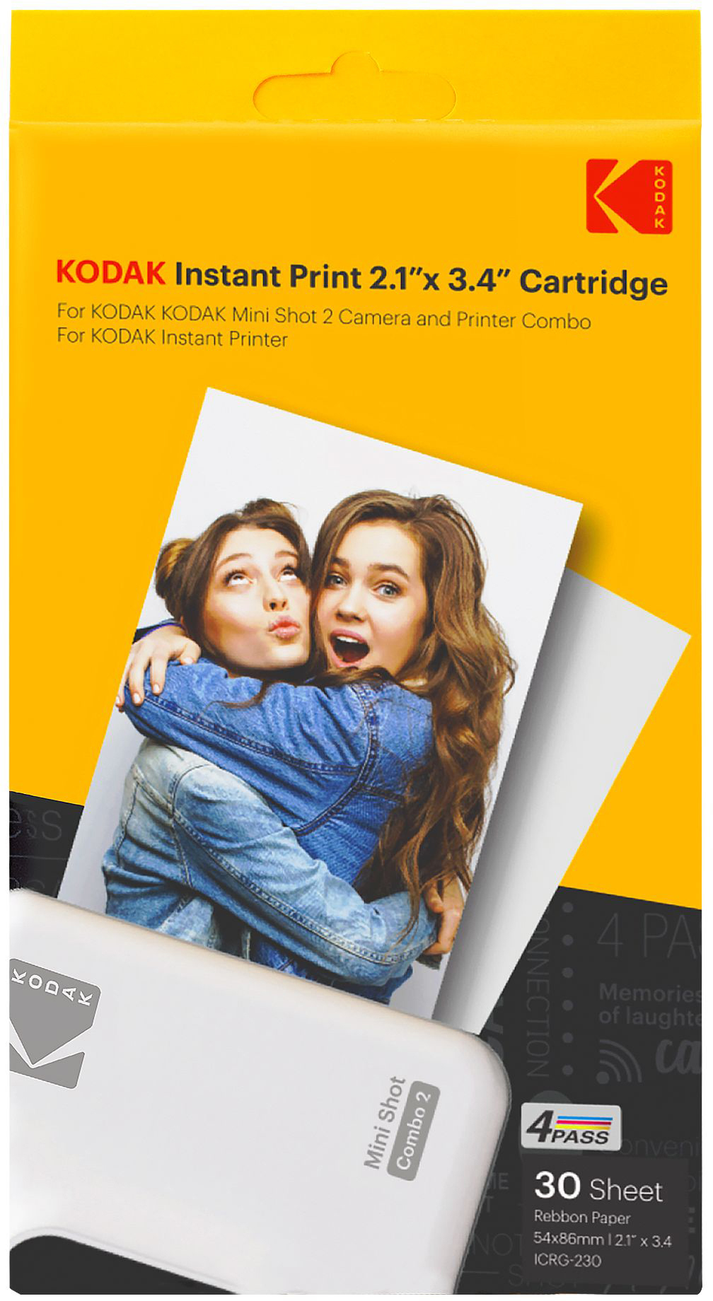 KODAK-KOPAICRG230-0192143001355 KODAK Film für MiniShot 2 Retro KOPAICRG230 53x86mm – Hochwertig & günstig bei ShopDeca