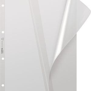 KOLMA Dokumentenhülle ExtraSolid A4 08.634.00 transp.,Deckelkl.4-Loch 10Stk.